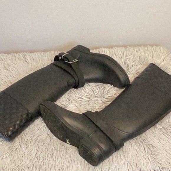 Suzy Shier black rain boots size 7 - Picture 4 of 8